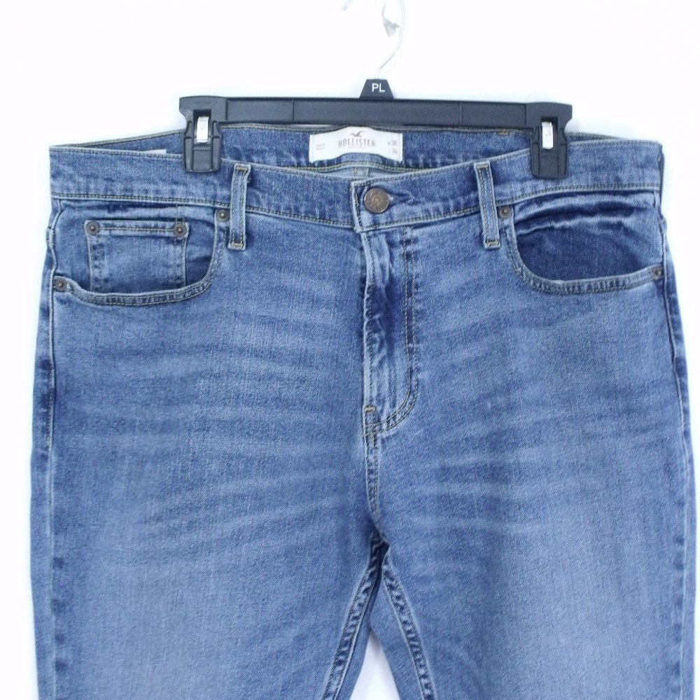 Hollister Slim Straight Epic Flex Jeans 36x34 - Picture 2 of 6